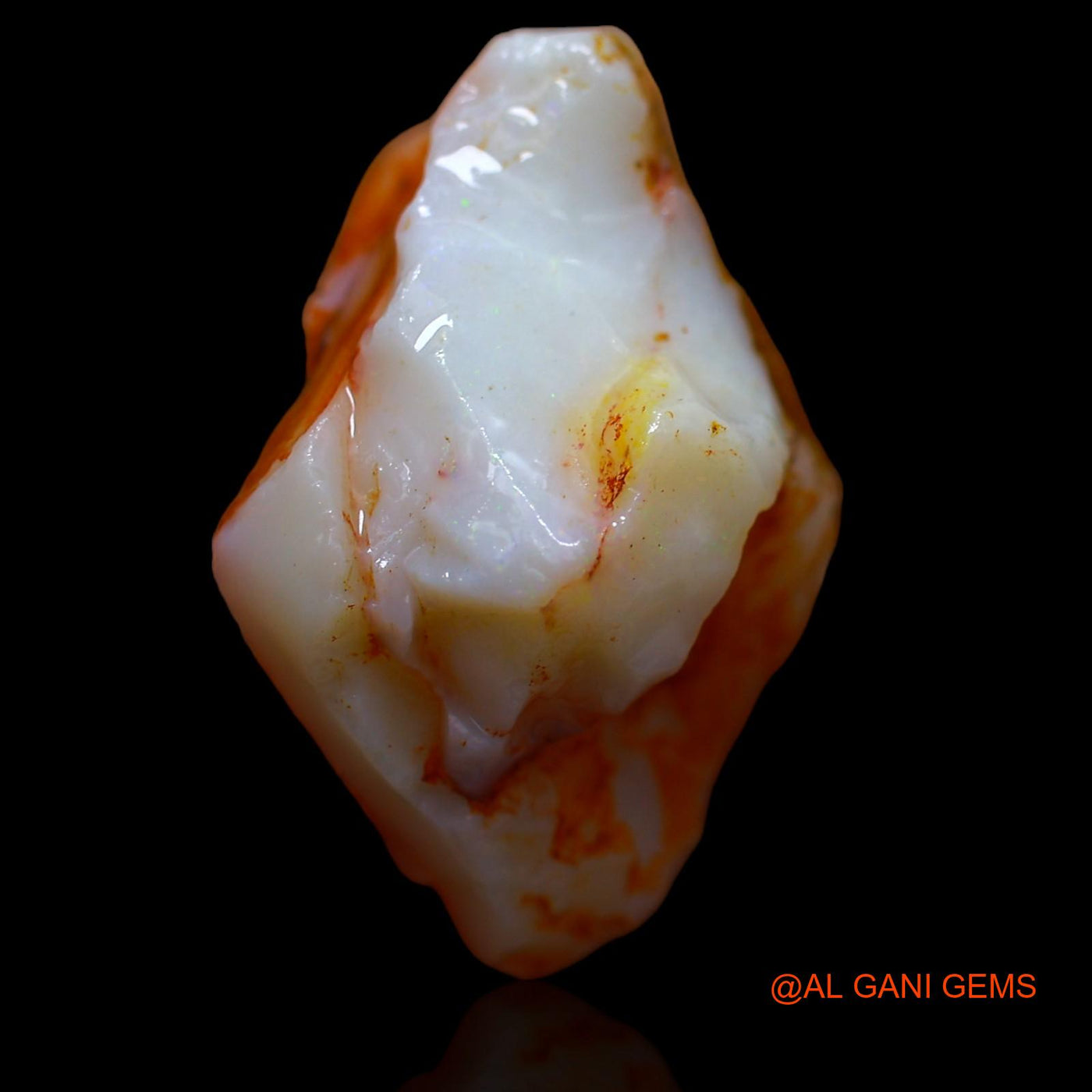 24.10 Cts Natural Australian Fire Opal Loose Gemstone Fancy Rough 26x19x12 mm RA-551