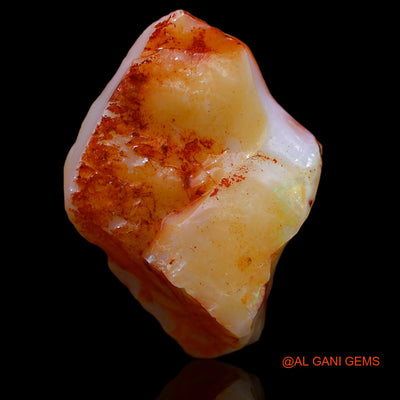 24.10 Cts Natural Australian Fire Opal Loose Gemstone Fancy Rough 26x19x12 mm RA-551
