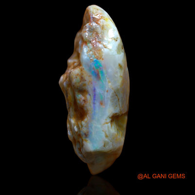 Natural Fire Opal Gemstone 59.60 Cts Loose Fancy Rough From Australia 37x24x11 mm RA-566