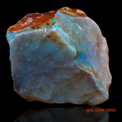 Natural Untreated Fire Opal Loose Gemstone Fancy Rough From Australia 49.30 Cts 28x28x13 mm RA-568