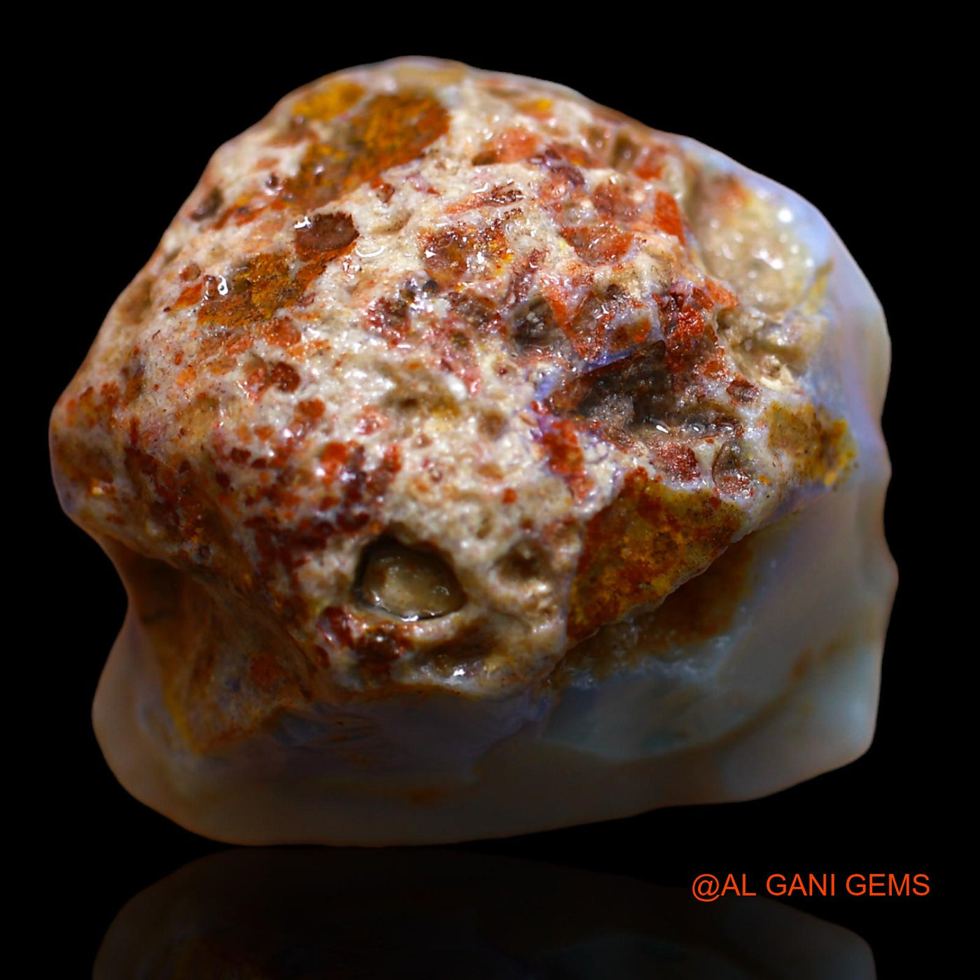 57.40 Cts Natural Australian Opal Fancy Rough Loose Gemstone For Jewelry 26x24x18 mm RA-569