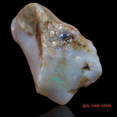 Natural Untreated Fire Opal Loose Gemstone Fancy Rough From Australia 52.00 Cts 34x19x16 mm RA-570