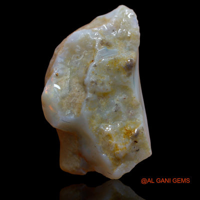 Natural Untreated Fire Opal Loose Gemstone Fancy Rough From Australia 52.00 Cts 34x19x16 mm RA-570