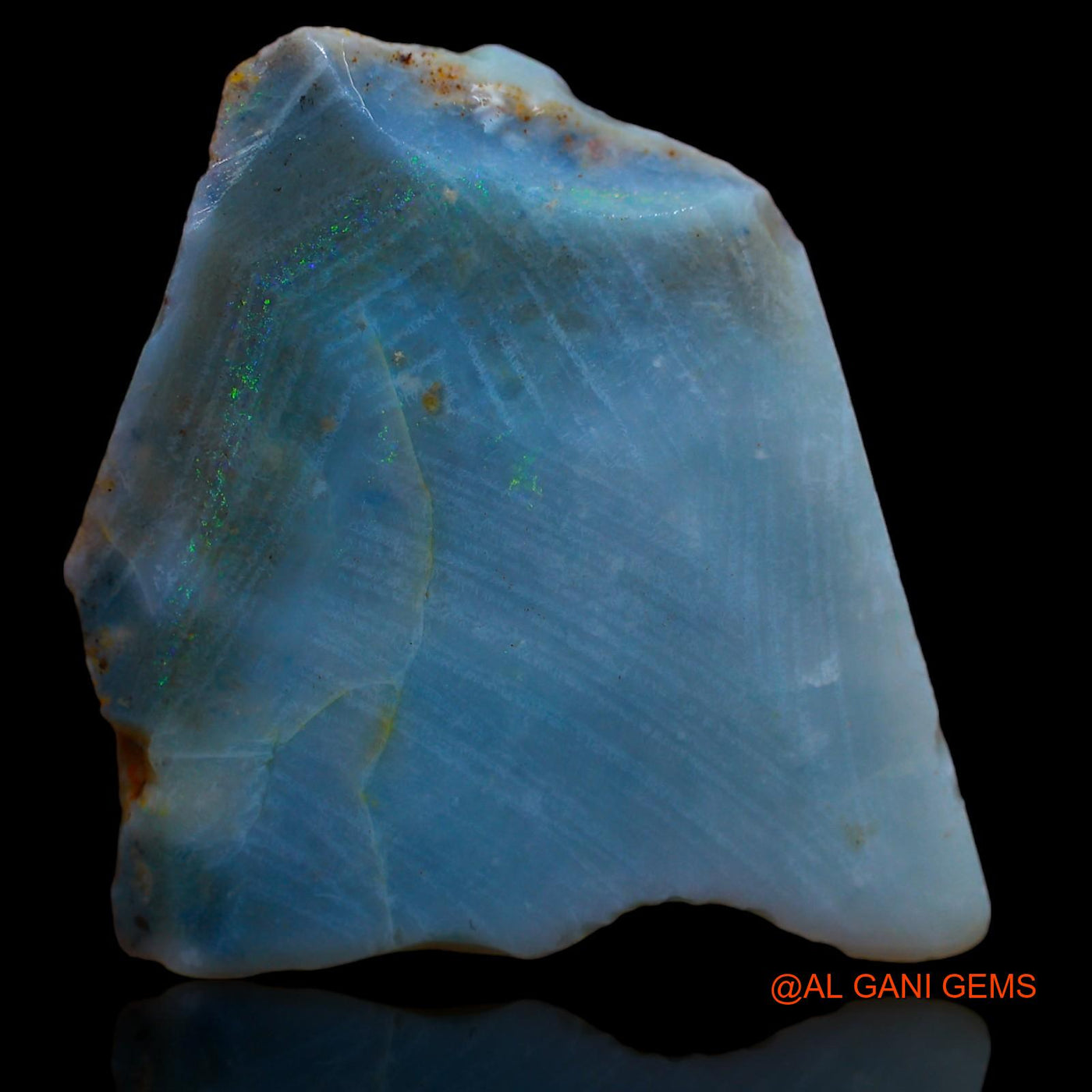 41.25 Cts Natural Australian Fire Opal Loose Gemstone Fancy Rough 31x26x7 mm RA-571