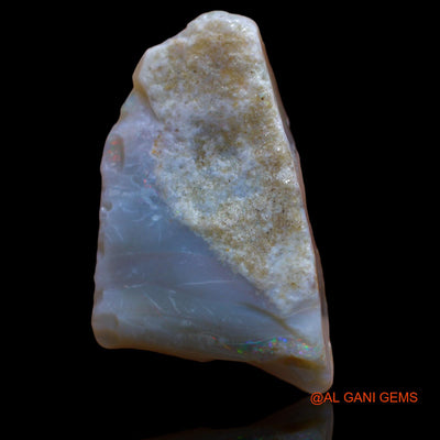 45.75 Cts Natural Australian Fire Opal Loose Gemstone Fancy Rough 38x22x10 mm RA-572