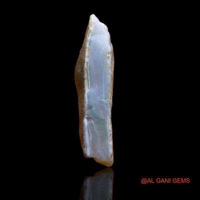 45.75 Cts Natural Australian Fire Opal Loose Gemstone Fancy Rough 38x22x10 mm RA-572