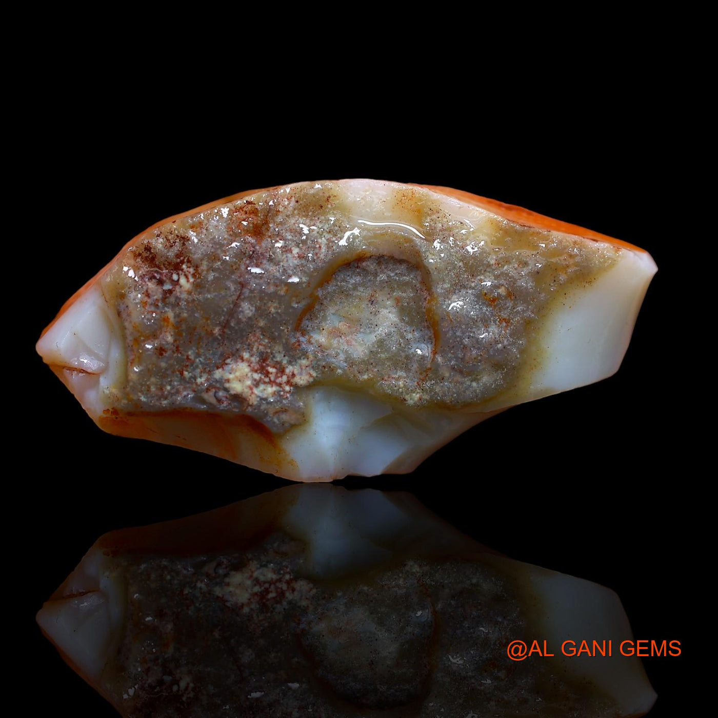 44.45 Cts Natural Australian White Opal Loose Gemstone Fancy Rough 42x20x8 mm RA-573