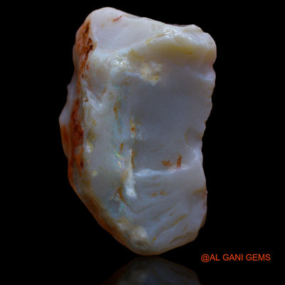 60.70 Cts Natural Australian Fire Opal Fancy Rough Loose Gemstone For Jewelry 35x24x15 mm RA-575