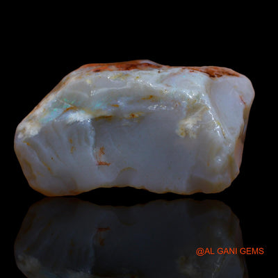 60.70 Cts Natural Australian Fire Opal Fancy Rough Loose Gemstone For Jewelry 35x24x15 mm RA-575