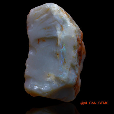 60.70 Cts Natural Australian Fire Opal Fancy Rough Loose Gemstone For Jewelry 35x24x15 mm RA-575