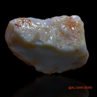 60.70 Cts Natural Australian Fire Opal Fancy Rough Loose Gemstone For Jewelry 35x24x15 mm RA-575