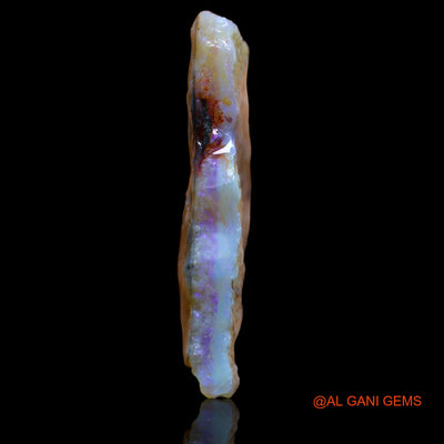 Natural Untreated Fire Opal Loose Gemstone Fancy Rough From Australia 49.75 Cts 40x29x6 mm RA-577