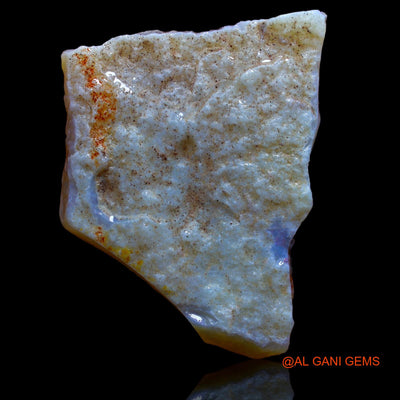 Natural Untreated Fire Opal Loose Gemstone Fancy Rough From Australia 49.75 Cts 40x29x6 mm RA-577