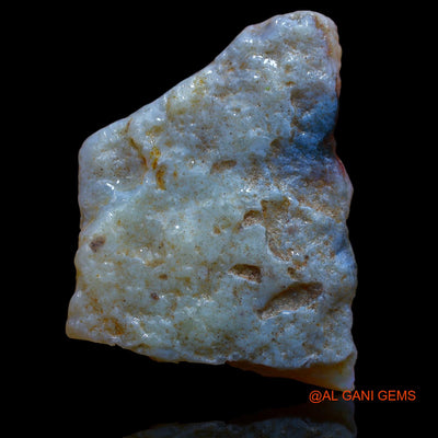 Natural Untreated Fire Opal Loose Gemstone Fancy Rough From Australia 49.75 Cts 40x29x6 mm RA-577