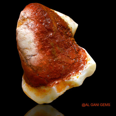 Natural Untreated Fire Opal Loose Gemstone Fancy Rough From Australia 55.60 Cts 36x27x12 mm RA-579