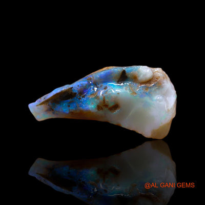 Natural Untreated Fire Opal Loose Gemstone Fancy Rough From Australia 16.75 Cts 25x17x11 mm RA-57