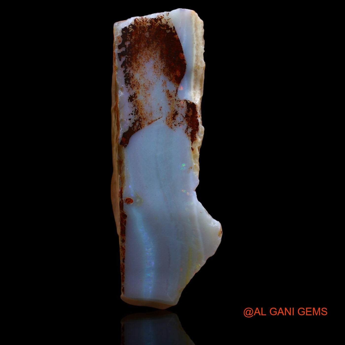 69.25 Cts Unheated Australian Fire Opal Loose Gemstone Fancy Rough Natural 40x28x11 mm RA-580