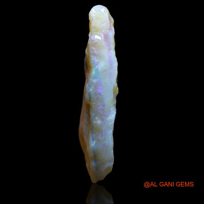 46.15 Cts Natural Australian Fire Opal Loose Gemstone Fancy Rough 37x28x8 mm RA-581