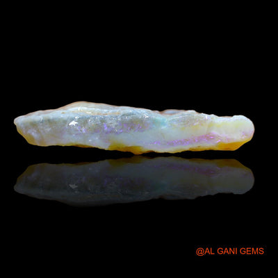 46.15 Cts Natural Australian Fire Opal Loose Gemstone Fancy Rough 37x28x8 mm RA-581