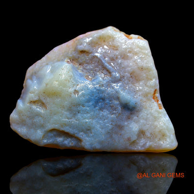 46.15 Cts Natural Australian Fire Opal Loose Gemstone Fancy Rough 37x28x8 mm RA-581