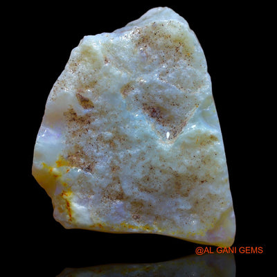 46.15 Cts Natural Australian Fire Opal Loose Gemstone Fancy Rough 37x28x8 mm RA-581