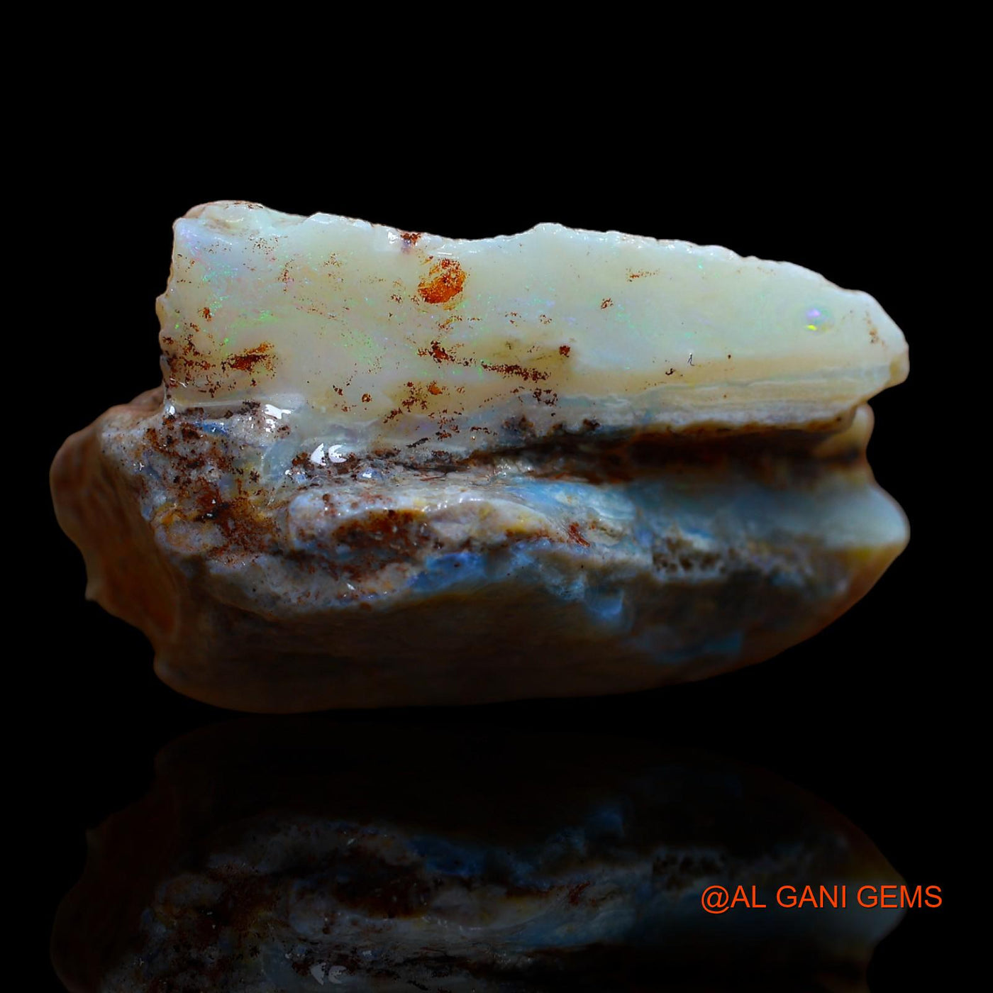 89.25 Cts Unheated Australian Fire Opal Loose Gemstone Fancy Rough Natural 36x22x16 mm RA-582