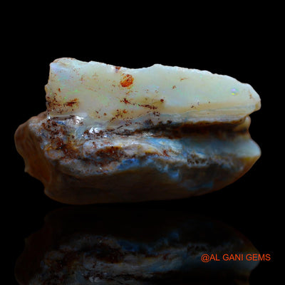 89.25 Cts Unheated Australian Fire Opal Loose Gemstone Fancy Rough Natural 36x22x16 mm RA-582