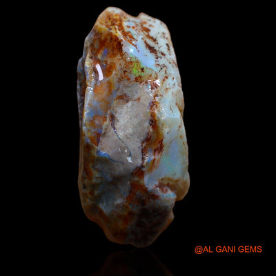 89.25 Cts Unheated Australian Fire Opal Loose Gemstone Fancy Rough Natural 36x22x16 mm RA-582