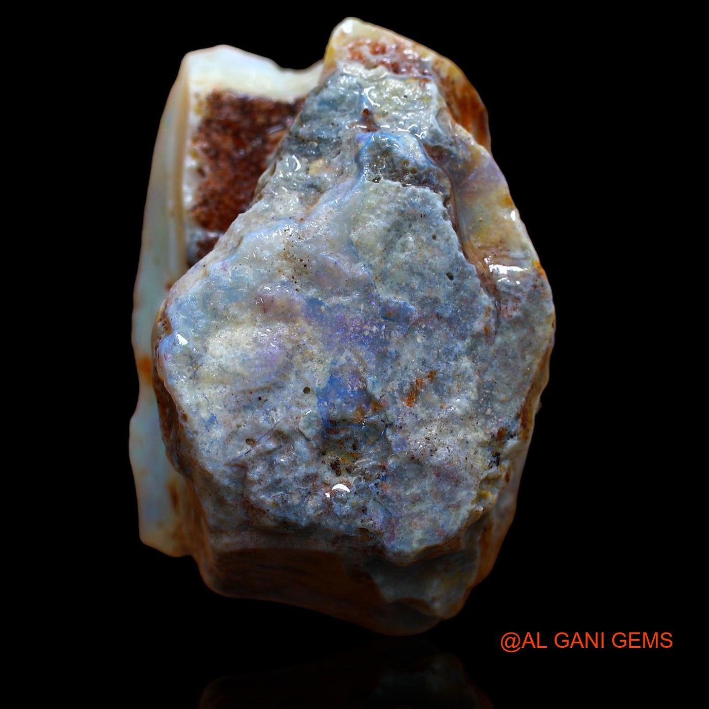 89.25 Cts Unheated Australian Fire Opal Loose Gemstone Fancy Rough Natural 36x22x16 mm RA-582