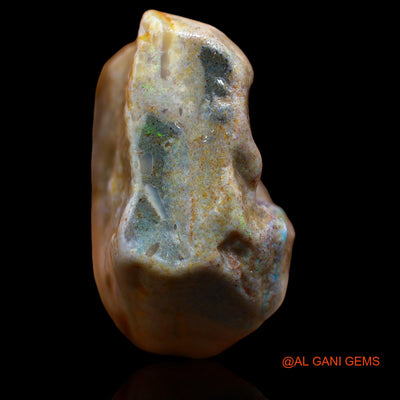 69.00 Cts Natural Australian Fire Opal Fancy Rough Loose Gemstone For Jewelry 32x23x18 mm RA-583