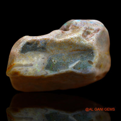 69.00 Cts Natural Australian Fire Opal Fancy Rough Loose Gemstone For Jewelry 32x23x18 mm RA-583