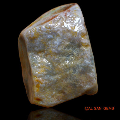 69.00 Cts Natural Australian Fire Opal Fancy Rough Loose Gemstone For Jewelry 32x23x18 mm RA-583