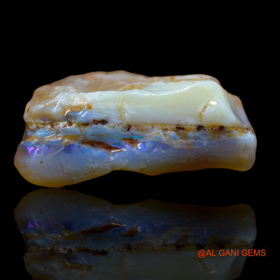 Natural Untreated Fire Opal Loose Gemstone Fancy Rough From Australia 75.65 Cts 34x29x11 mm RA-588