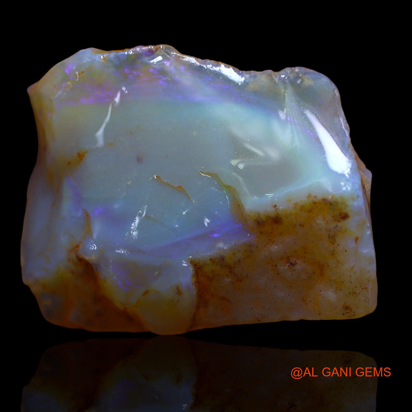 112.00 Cts Natural Australian Fire Opal Loose Gemstone Fancy Rough 43x32x13 mm RA-591