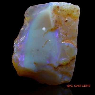 112.00 Cts Natural Australian Fire Opal Loose Gemstone Fancy Rough 43x32x13 mm RA-591