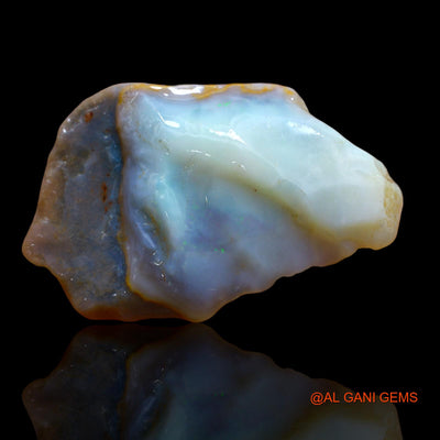 65.25 Cts Natural Australian Fire Opal Loose Gemstone Fancy Rough 48x30x10 mm RA-597
