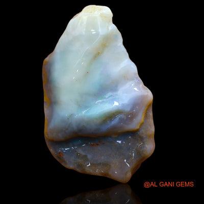 65.25 Cts Natural Australian Fire Opal Loose Gemstone Fancy Rough 48x30x10 mm RA-597