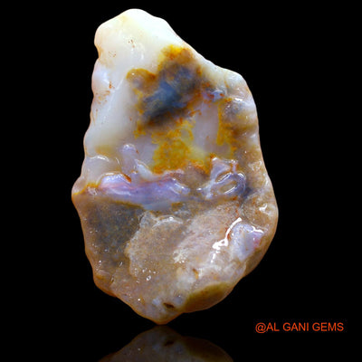 65.25 Cts Natural Australian Fire Opal Loose Gemstone Fancy Rough 48x30x10 mm RA-597