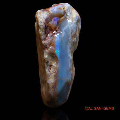 Natural Fire Opal Gemstone 152.85 Cts Loose Fancy Rough From Australia 52x31x19 mm RA-598