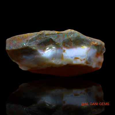 226.55 Cts Natural Australian Fire Opal Loose Gemstone Fancy Rough 55x33x22 mm RA-600