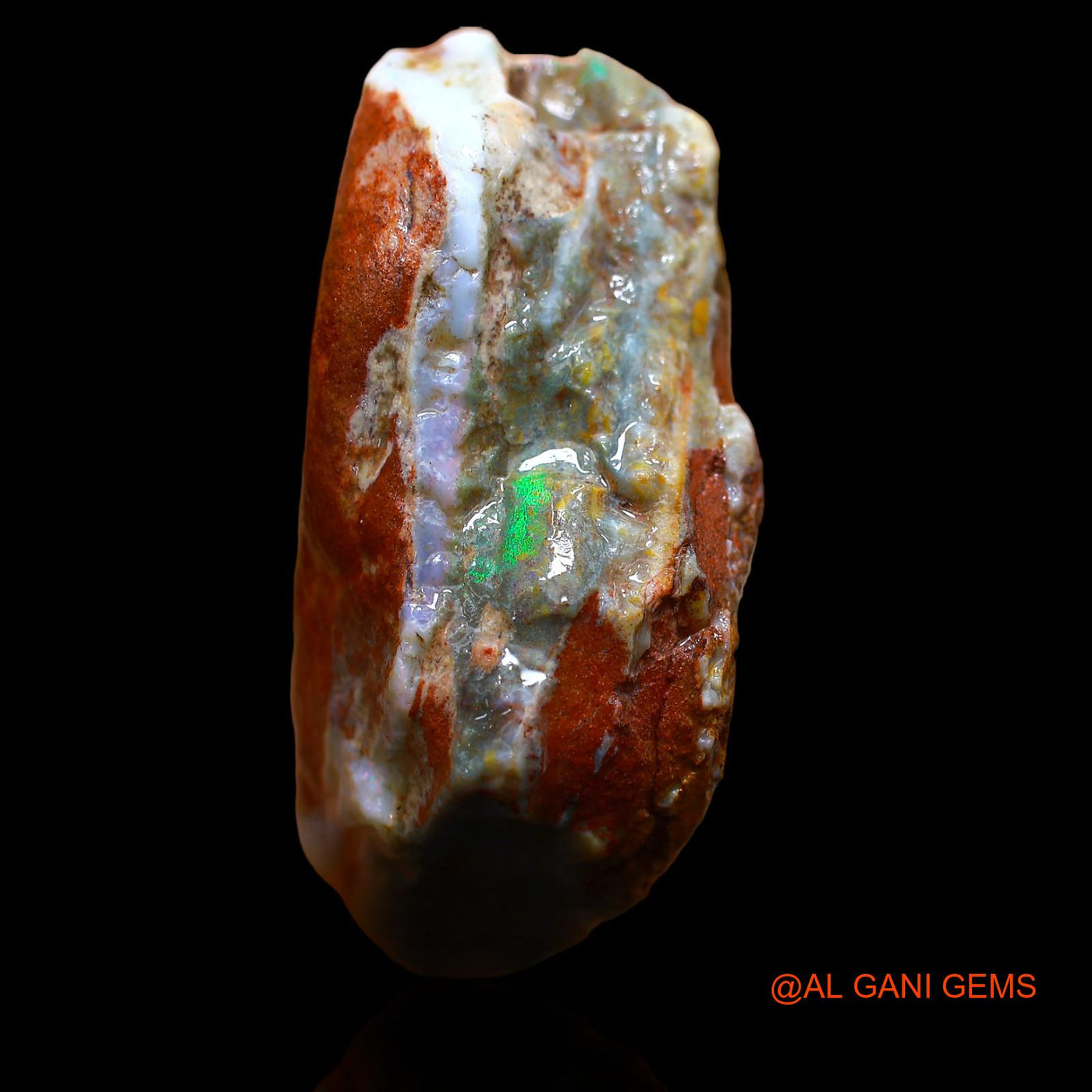 226.55 Cts Natural Australian Fire Opal Loose Gemstone Fancy Rough 55x33x22 mm RA-600