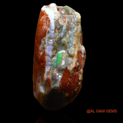 226.55 Cts Natural Australian Fire Opal Loose Gemstone Fancy Rough 55x33x22 mm RA-600