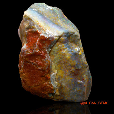 226.55 Cts Natural Australian Fire Opal Loose Gemstone Fancy Rough 55x33x22 mm RA-600