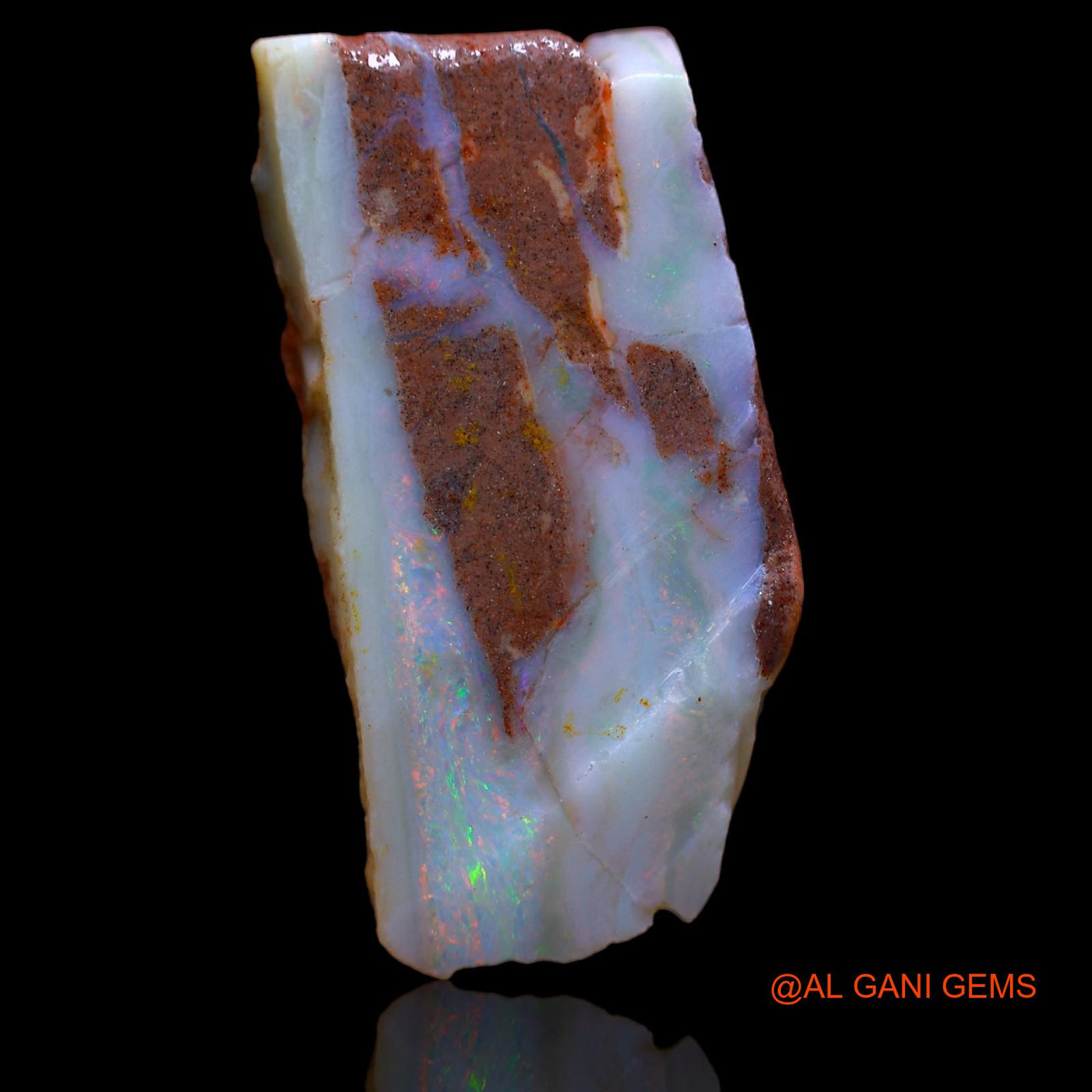 30.00 Cts Natural Australian Fire Opal Loose Gemstone Fancy Rough 35x17x6 mm RA-601