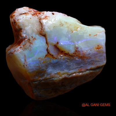 147.90 Cts Natural Australian Fire Opal Loose Gemstone Fancy Rough 40x36x22 mm RA-612
