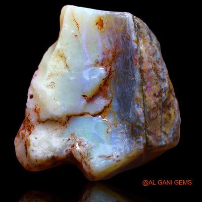 147.90 Cts Natural Australian Fire Opal Loose Gemstone Fancy Rough 40x36x22 mm RA-612