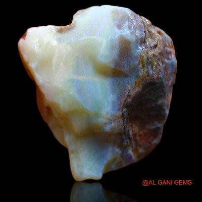 147.90 Cts Natural Australian Fire Opal Loose Gemstone Fancy Rough 40x36x22 mm RA-612