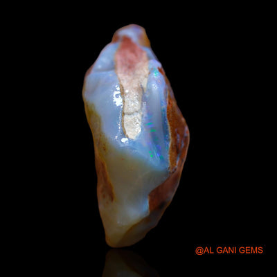 182.35 Cts Natural Australian Fire Opal Fancy Rough Loose Gemstone For Jewelry 54x38x18 mm RA-613