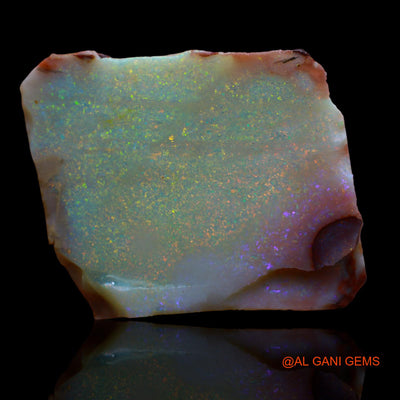 Natural Untreated Fire Opal Loose Gemstone Fancy Rough From Australia 186.15 Cts 44x37x14 mm RA-616