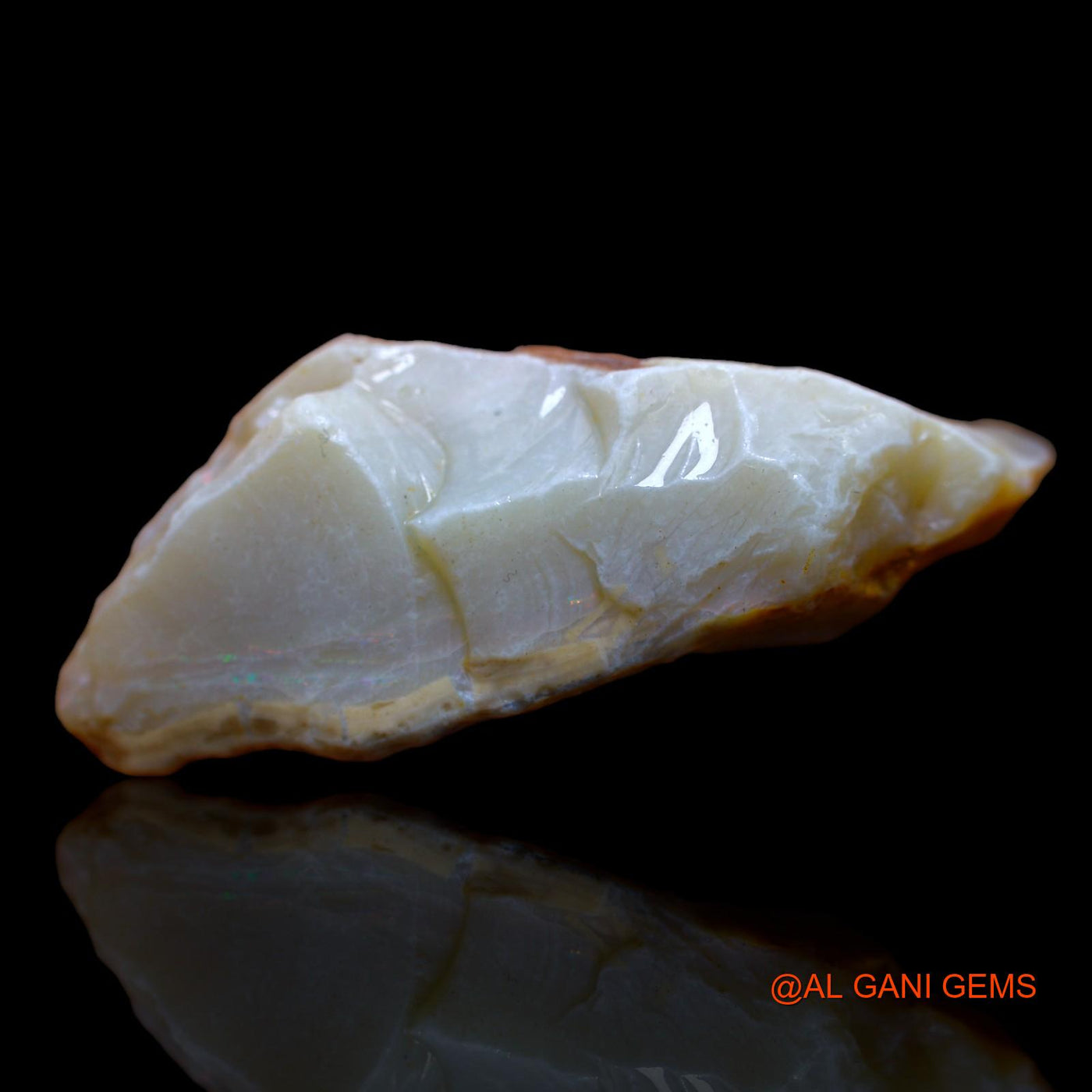 172.50 Cts Natural Australian Fire Opal Loose Gemstone Fancy Rough 67x29x23 mm RA-617